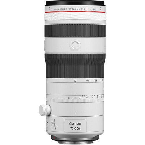 Canon RF 70-200mm f/2.8 L IS USM Z Lens (White, Canon RF) • Cine