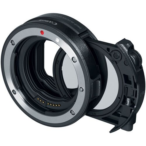 Canon Drop-In Filter Mount Adapter EF-EOS R with Circular Polarizer Filter 1 Canon Drop-In Filter Mount Adapter
