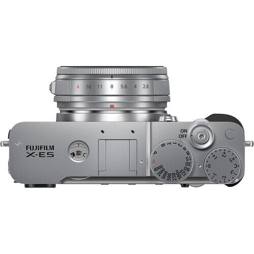 FUJIFILM X-E5 Mirrorless Camera with XF 23mm f/2.8 Lens (Silver