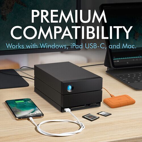 LaCie 2Big Dock Thunderbolt 3 Hard Drive (48TB) - Image 4